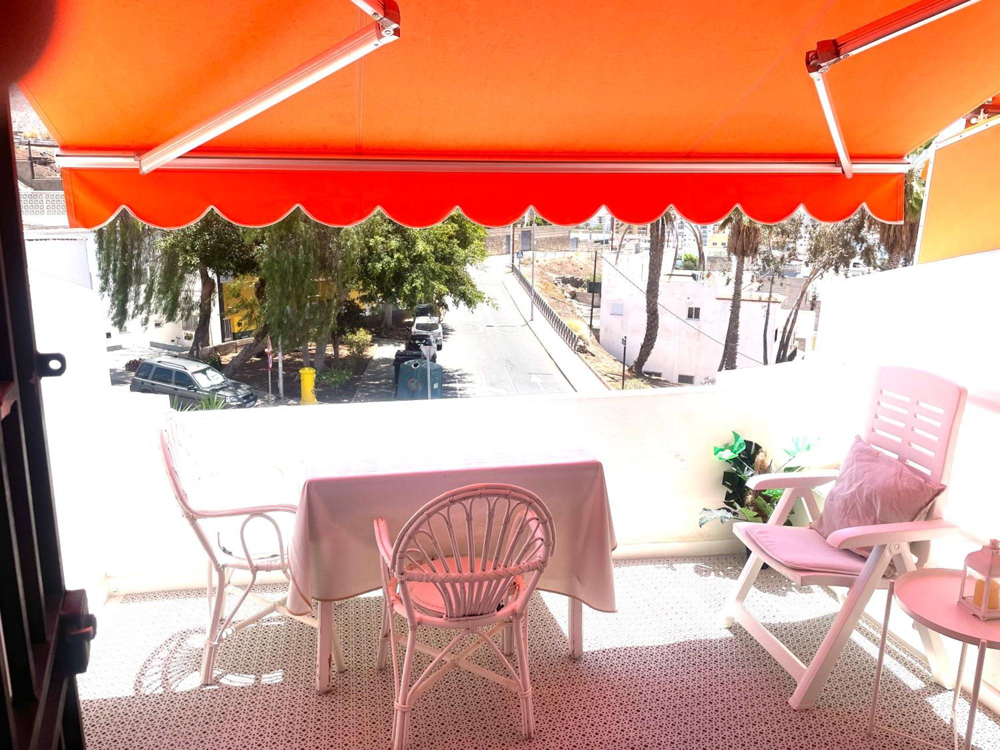 Playa De Los Cristianos Apto A 5Min De La Playa Terraza Con Vistas Al Mar Εξωτερικό φωτογραφία